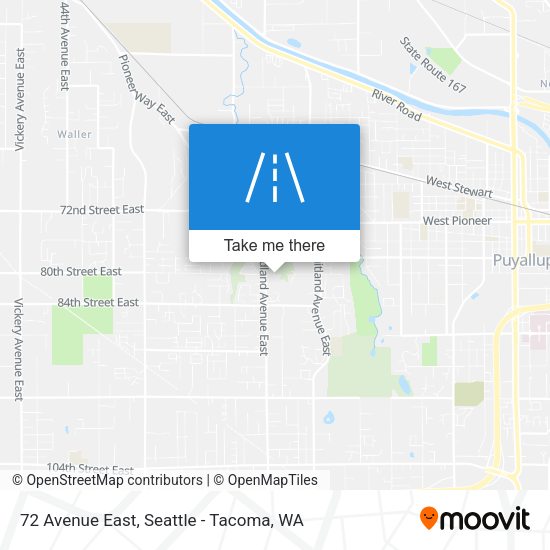 Mapa de 72 Avenue East