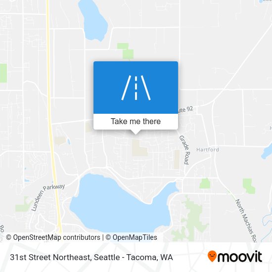 31st Street Northeast map
