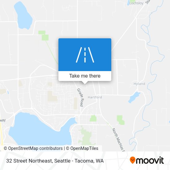 32 Street Northeast map