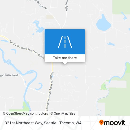 321st Northeast Way map
