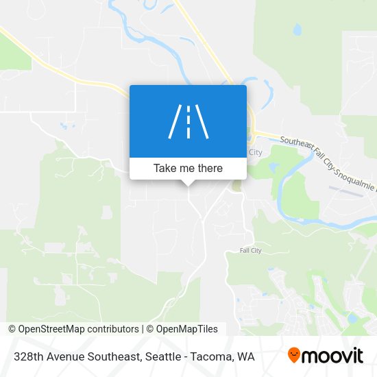 328th Avenue Southeast map