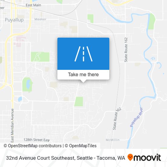 32nd Avenue Court Southeast map