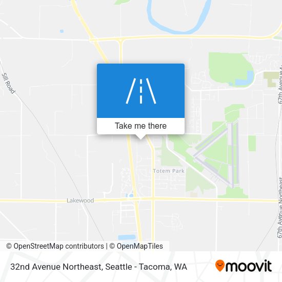 32nd Avenue Northeast map