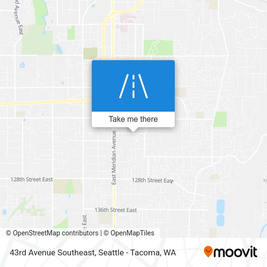 Mapa de 43rd Avenue Southeast