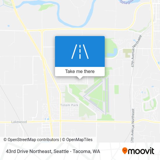 Mapa de 43rd Drive Northeast