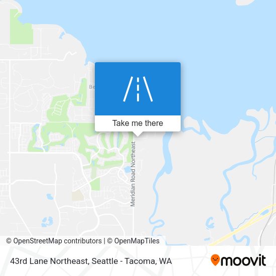 43rd Lane Northeast map