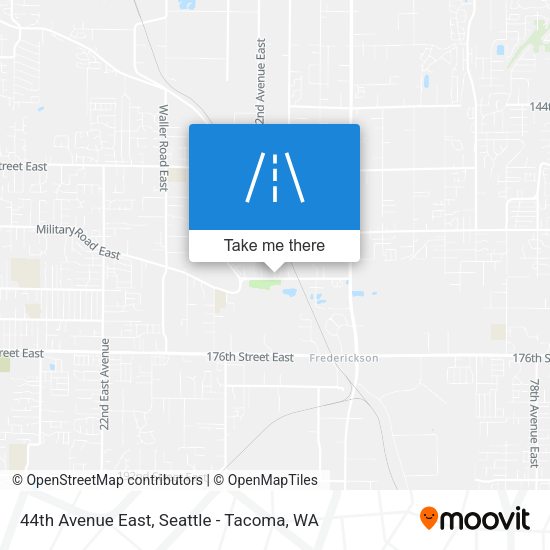 44th Avenue East map