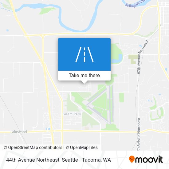 44th Avenue Northeast map