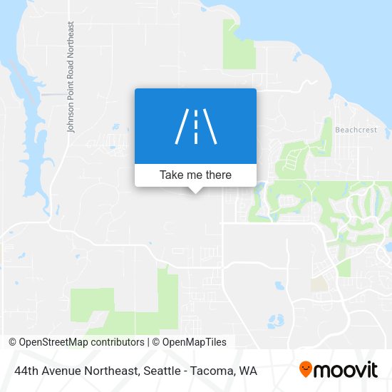 Mapa de 44th Avenue Northeast