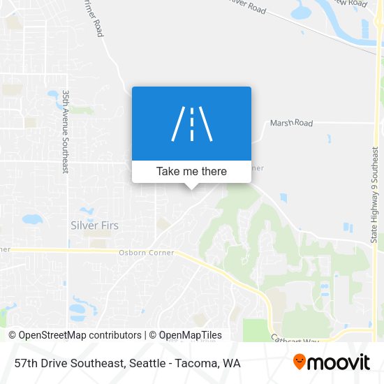 57th Drive Southeast map