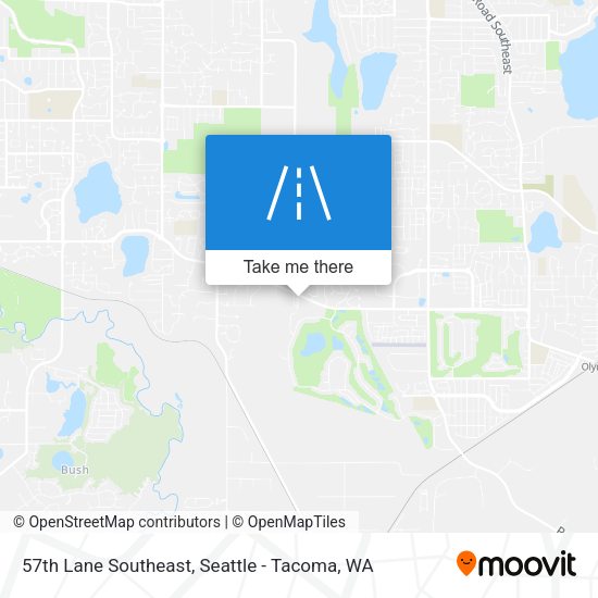 57th Lane Southeast map
