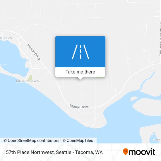 Mapa de 57th Place Northwest