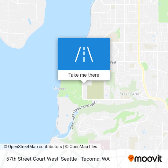 Mapa de 57th Street Court West
