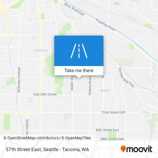 57th Street East map