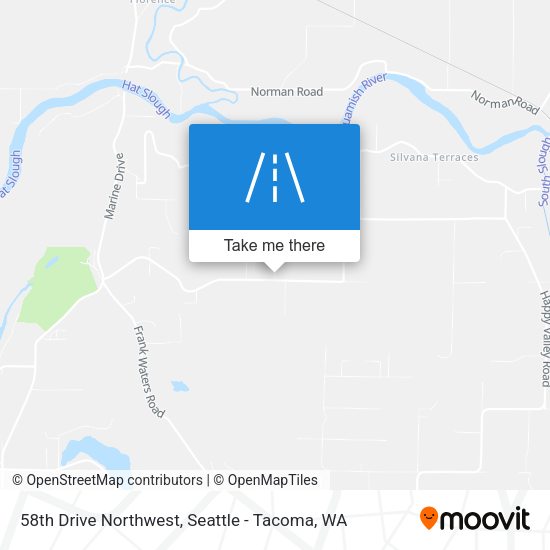 Mapa de 58th Drive Northwest