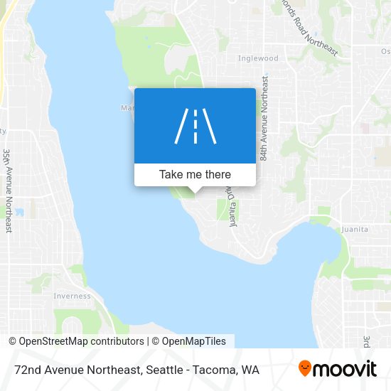 Mapa de 72nd Avenue Northeast
