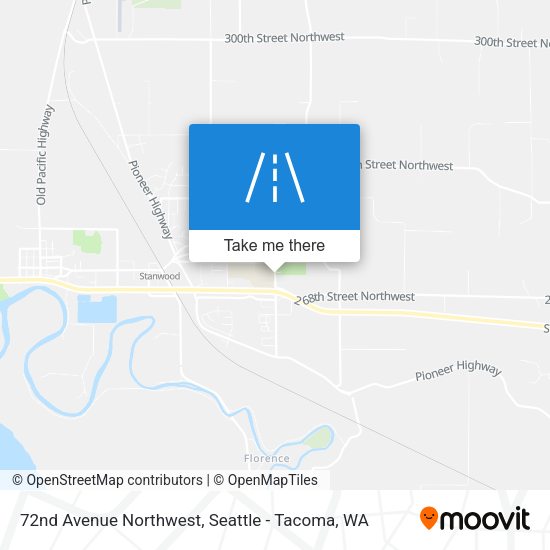 72nd Avenue Northwest map