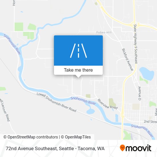 Mapa de 72nd Avenue Southeast