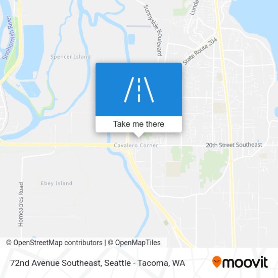 Mapa de 72nd Avenue Southeast