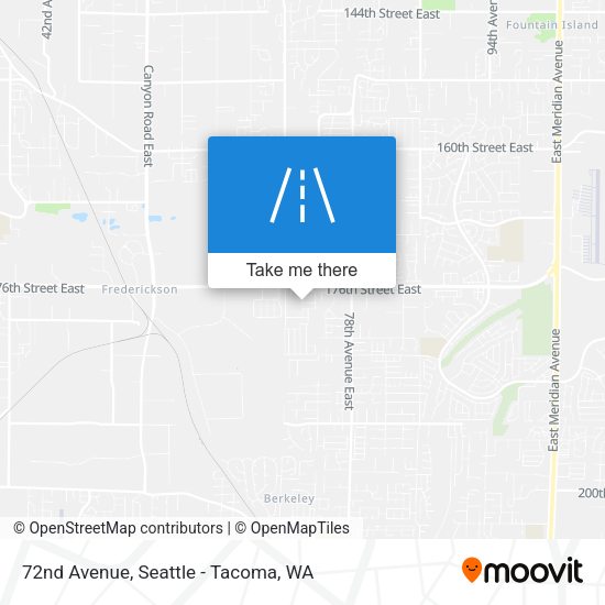 72nd Avenue map