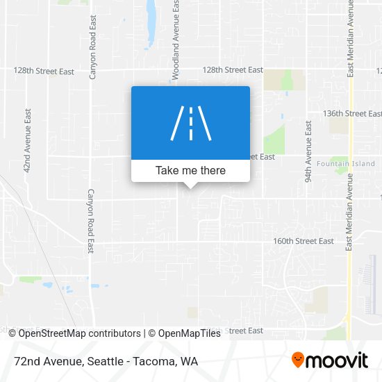72nd Avenue map