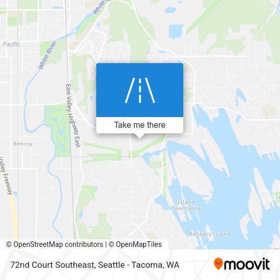 72nd Court Southeast map