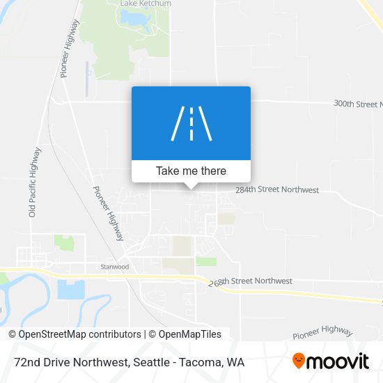 Mapa de 72nd Drive Northwest