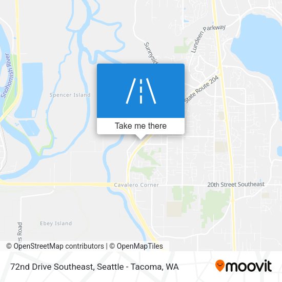 Mapa de 72nd Drive Southeast