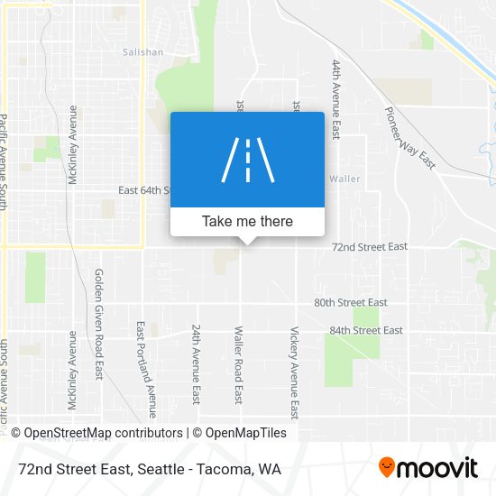 Mapa de 72nd Street East