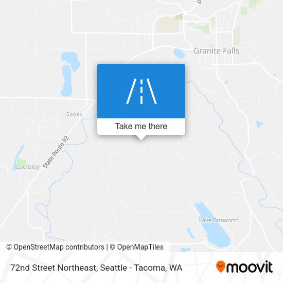 Mapa de 72nd Street Northeast