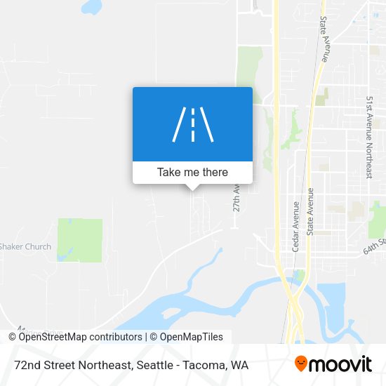 72nd Street Northeast map