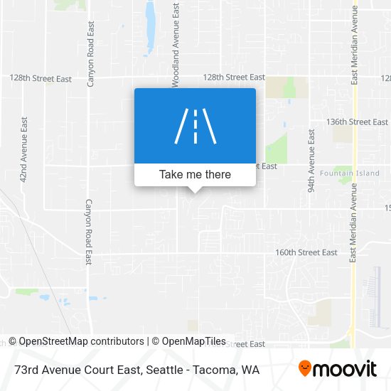 73rd Avenue Court East map