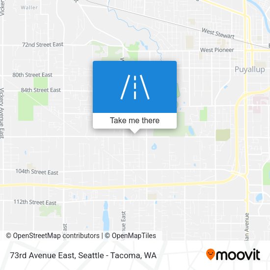 73rd Avenue East map