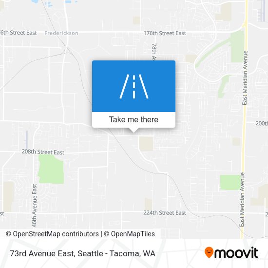 Mapa de 73rd Avenue East