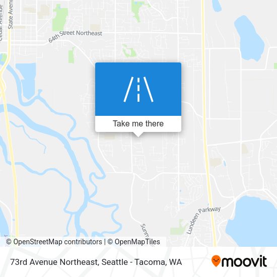 Mapa de 73rd Avenue Northeast