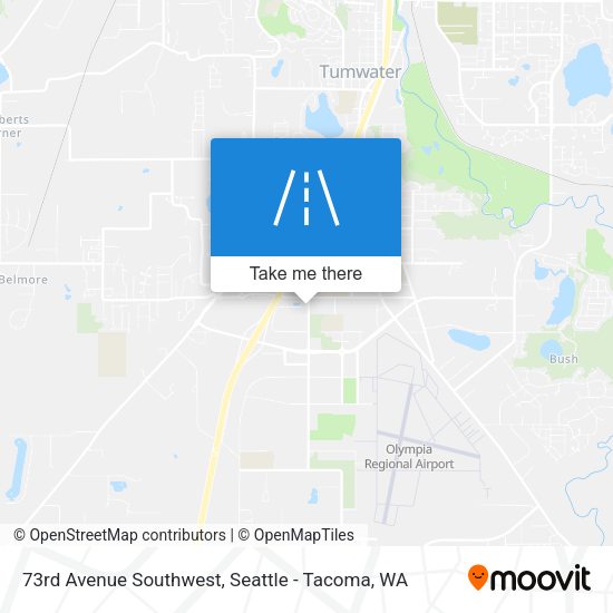 73rd Avenue Southwest map