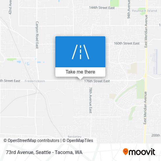 73rd Avenue map