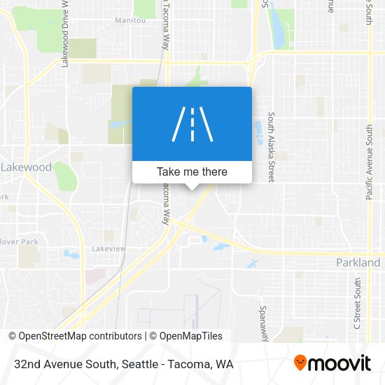 32nd Avenue South map