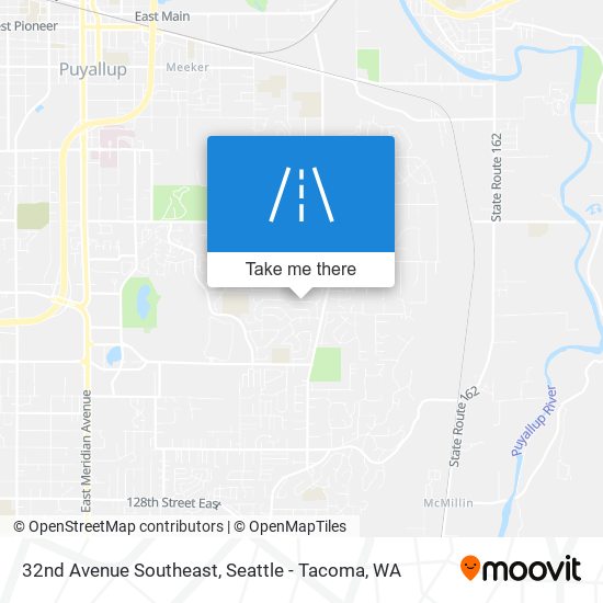 32nd Avenue Southeast map