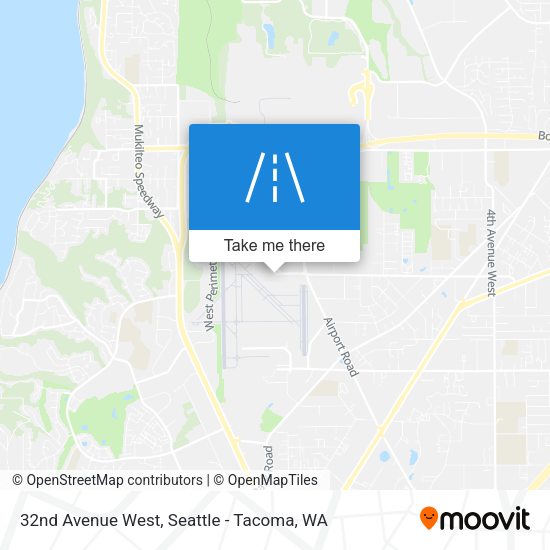 32nd Avenue West map