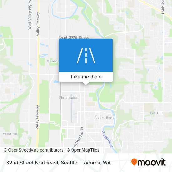 Mapa de 32nd Street Northeast