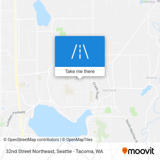 Mapa de 32nd Street Northeast