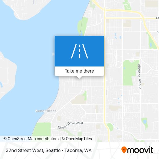 Mapa de 32nd Street West