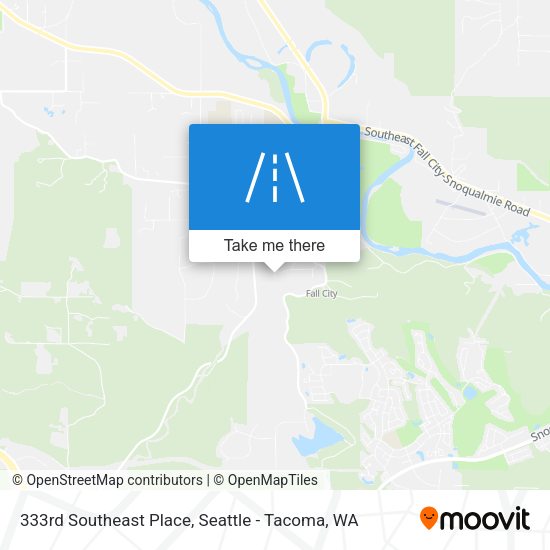 Mapa de 333rd Southeast Place