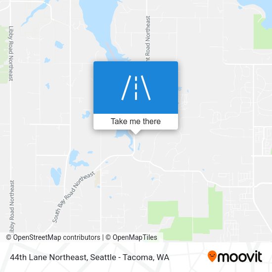 44th Lane Northeast map