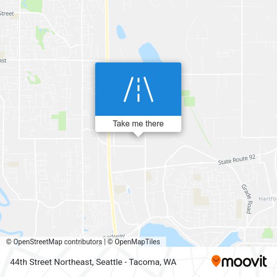 Mapa de 44th Street Northeast