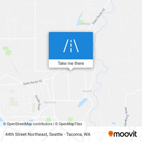 Mapa de 44th Street Northeast