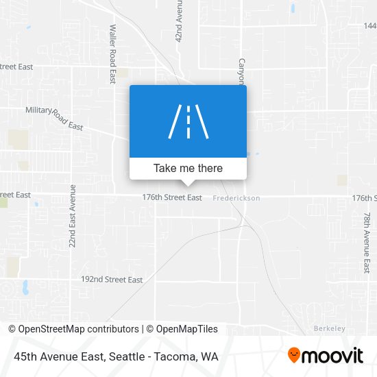 Mapa de 45th Avenue East