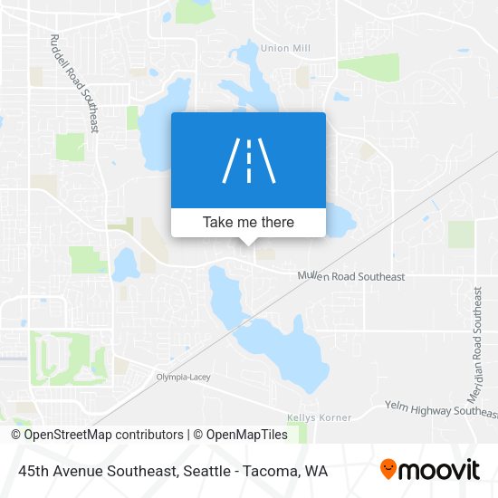 45th Avenue Southeast map