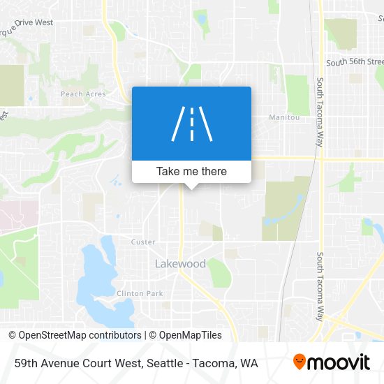 Mapa de 59th Avenue Court West